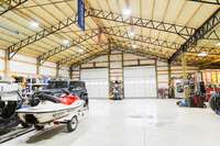 Shop with 2 12x12 garage doors