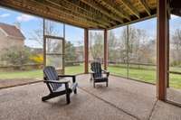 Screened-In Back Patio