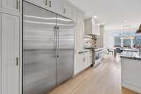 Monogram 60" SS Smart Panel Ready Commercial Column Refrigerator & Freeze