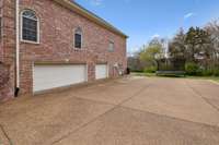 3-Car Attached Side Garage
