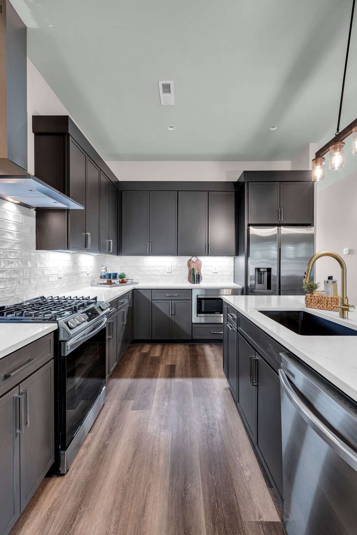 All Appliances are included:  Refrigerator, Gas Stove with Oven, Microwave, Dishwasher
