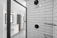 Plenty of room in your shower to enjoy.