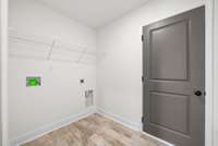 Laundry room.