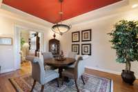 Living Room would be a wonderful Office or Music Room - Pocket Doors close this room off from the Great Room.