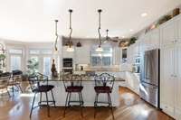 Virtually Staged - Another view if you prefer white cabinets - an easy change with paint