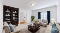 Living room area.  (Stage photo)