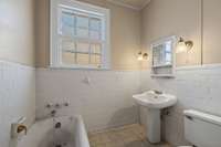 Main house bathroom.