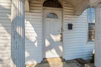Front door of main house unit A