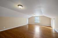 Upstairs bedroom in back unit B.