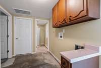 Laundry area off foyer in back house unit B