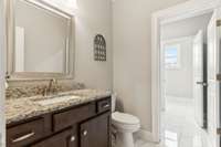 Private bathroom area for the 2nd bedroom on the main level.