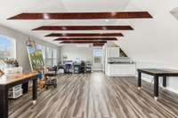 In-Law suite, bonus room, or studio...this room is a great flex room for whatevery you need it to be.