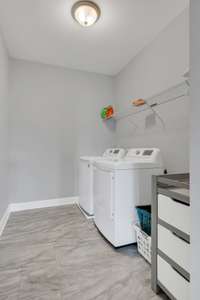 Oversized laundry room!