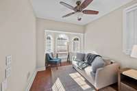 Office or 4th bedroom on the main level.