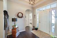 Rounded doorways throughout