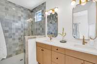 Thoughtfully designed with quality finishes, this en-suite bath enhances the bonus suite’s flexibility and function.