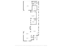 Downstairs floor plan.