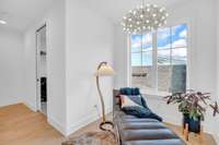 The second-floor landing invites you to slow down—perfect for a reading chair, a quiet coffee moment, or simply a place to reset.