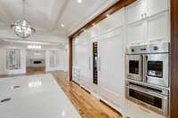 Viking French-Style Wall oven with convection and proofing options plus a Viking Speed Oven- Microwave and Bake.