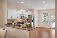 Spacious kitchen with pantry, and space for another small breakfast dinette or island