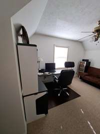View of office area or 4th bdrm