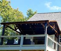 Back deck note: French doors open to kitchen & great room