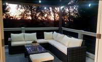 Sunset on the deck!