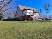 Another view of back yard & deck!