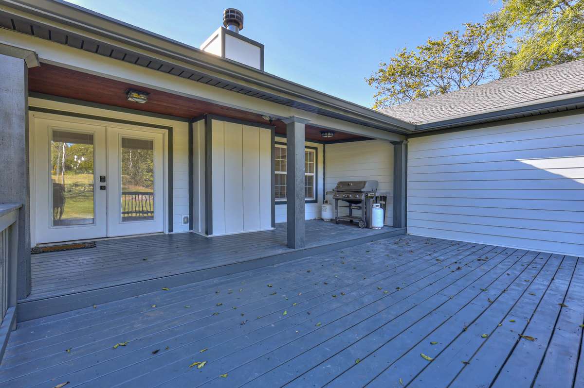 Huge back porch