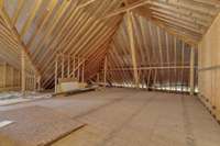 Fully Floored Attic w/ Plenty of Space for Future Additions