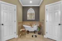 Primary Bedroom En Suite - Claw Foot Tub