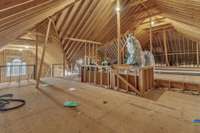 Fully Floored Attic w/ Plenty of Space for Future Additions