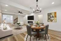 Virtually Staged Living Room