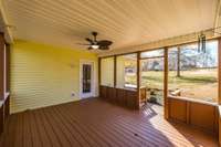 Spacious 16x13 porch