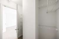 Plenty of closet space