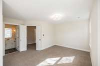 Primary bedroom French doors
