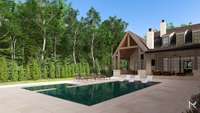 Make endless memories around the in-ground pool and spa—bordered by mature trees and totally private.