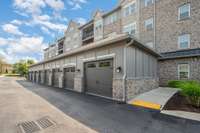 The private garage allows for secure parking for easy accessibility to the unit.