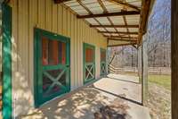 Horse stall ready to be finished out