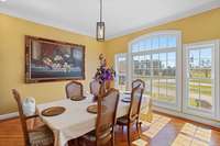 Formal Dining room to the right