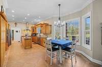 Breakfast nook and kitchen