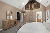 Guest Bedroom w/ ensuite, sitting area + loft