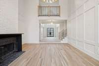 View of Foyer/front door from Great Room