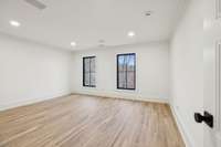 One of the secondary bedrooms upstairs