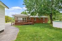 This backyard is so private! 6728 Jim Cummings Hwy Bradyville, TN 37026