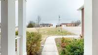 View out front door