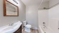 Full bath in basement!