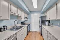 Plenty of cabinet space in the Kitchen. Stainless appliances.