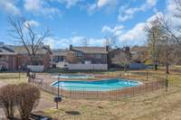 View of the nice Westfield swimming pool from your balcony!