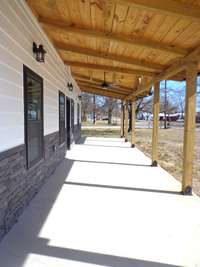 10' x 40' - Covered Front Porch